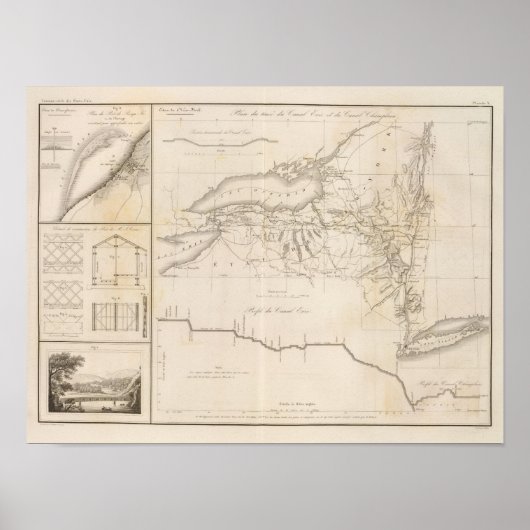 エリー運河 ポスター (正面)