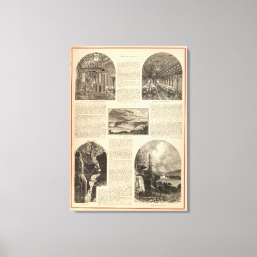 エリー鉄道 キャンバスプリント (正面)