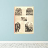 エリー鉄道 キャンバスプリント (インサイチュ (ウッドフロア))