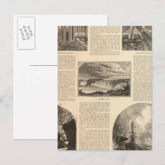 エリー鉄道 ポストカード (正面/裏面)