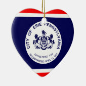 エリー、ペンシルバニア、米国 セラミックオーナメント (右)