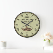 エリー～ラッカワンナ駅～ウォルナットセントモンクレアNJ～   ラージ壁時計 (ホーム)