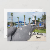 エリ遊アアットネプチューンパークハガキ ポストカード (正面/裏面)