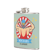 エルおもしろいルチャドールメキシコルチャリブレテキーラ フラスク (左)