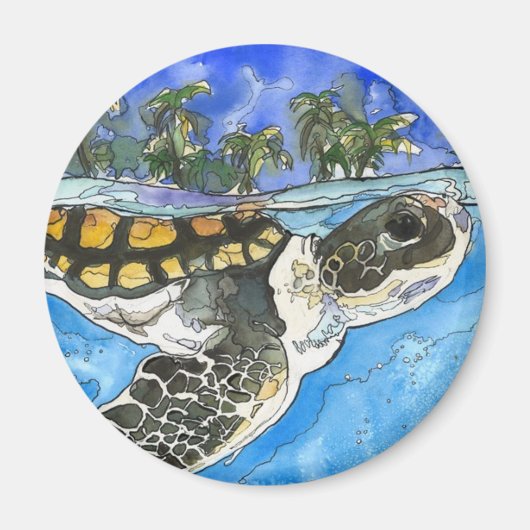 エルによる「はっきりと見る」 マグネット (正面)