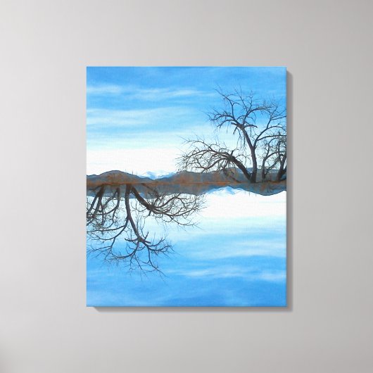 エルアブエロデルシエロブルーキャンバスプリント キャンバスプリント (正面)