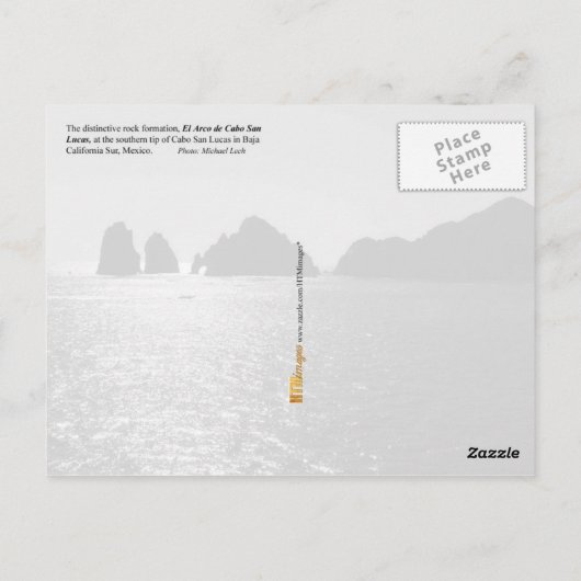 エルアルコデカボサンルーカスのシルエット ポストカード (裏面)