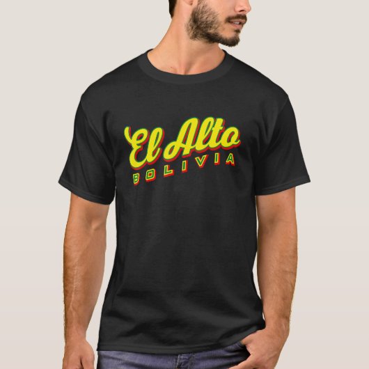 エルアルトボリビア Tシャツ (正面)