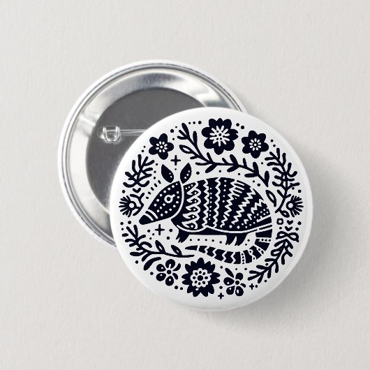 エルアルマジロ 缶バッジ (正面&裏面)