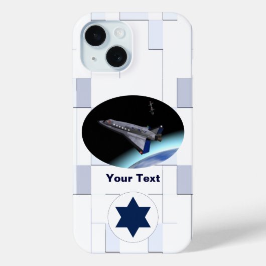 エルアルマスロール宇宙シャトルケースメイトSamsung Gala Case-Mate iPhoneケース (裏面)
