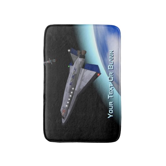 エルアルマスロール宇宙シャトルバス バスマット (正面縦)