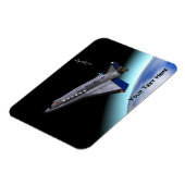 エルアルマスロール宇宙シャトルバス マグネット (左側)