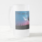 エルカホリックすり付きマグカップ フロストグラスビールジョッキ (正面左)