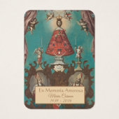 エルカミスペインのノメリー葬式祈りの言葉ホリーカード (正面)