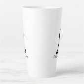 エルカミノデサンティアゴバケットリストハイク カフェラテマグ (正面)