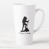 エルカミノデサンティアゴバケットリストハイク カフェラテマグ (右)