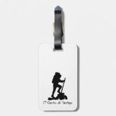 エルカミノデサンティアゴバケットリストハイク ラゲッジタグ (裏面縦)