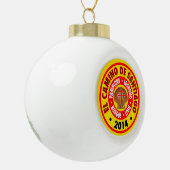 エルカミノデサンティアゴ2014 セラミックボールオーナメント (左)