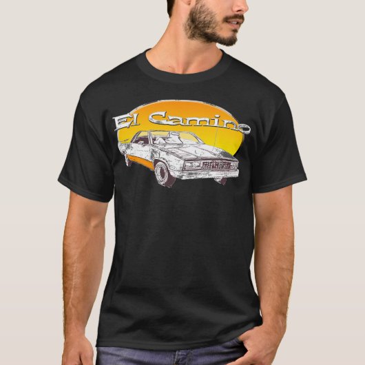エルカミーノ改造- Tシャツ (正面)