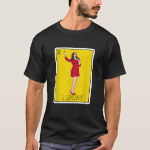 エルカンタンテ宝くじギフトザ歌手カードメキシコL Tシャツ