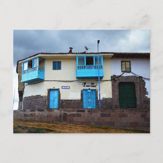 エルガト・ネグロ・レストランクスコ・ペルー ポストカード (正面)