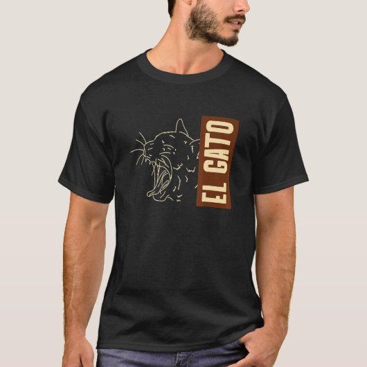 エルガト 猫 ネコ Tシャツ (正面)