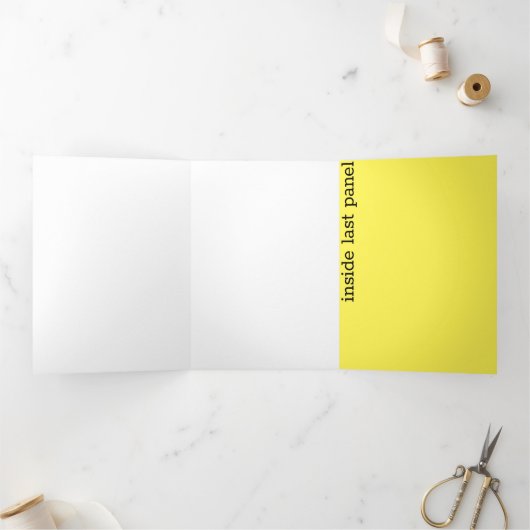 エルガワーフ 三つ折りクリスマスカード (内部)