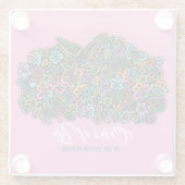 エルガントカラーオブライフデザイン ガラスコースター (裏面)