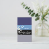 エルガント自然プロフェッショナルツーブルースフローラ 名刺 (スタンド正面)