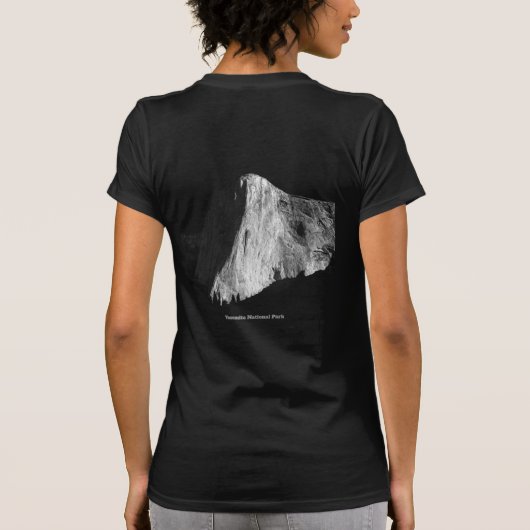 エルキャップ - ヨセミテ国立公園 Tシャツ (裏面)