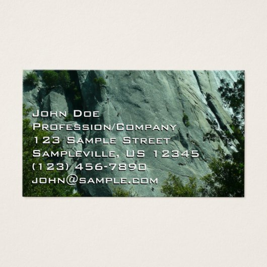 エルキャピタンのロッククライマー (正面)