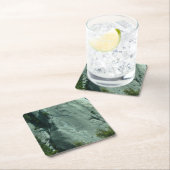 エルキャピタンのロッククライマー スクエアペーパーコースター (インサイチュ)