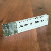 エルキャピタンのロッククライマー デスクネームプレート (側面)