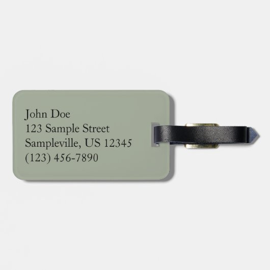 エルキャピタンのロッククライマー ラゲッジタグ (裏面横)