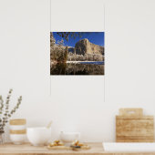 エルキャピタンは~のマーセド川に反射する ポスター (キッチン)