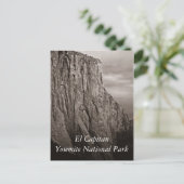 エルキャピタンヨセミテセピア ポストカード (スタンド正面)