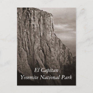 エルキャピタンヨセミテセピア ポストカード
