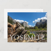 エルキャピタンヨセミテ国立公園はがき ポストカード (正面/裏面)