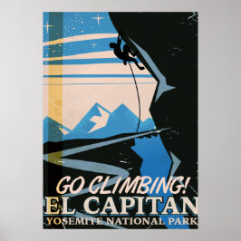 エルキャピタンヴィンテージ旅行ポスター ポスター