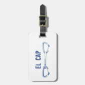 エルキャピタン登山クイックドロー ラゲッジタグ (正面縦)