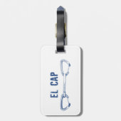 エルキャピタン登山クイックドロー ラゲッジタグ (裏面縦)