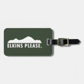 エルキンズウェストバージニアお願い ラゲッジタグ (正面横)