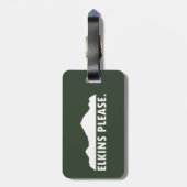 エルキンズウェストバージニアお願い ラゲッジタグ (裏面縦)