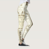 エルギンイリノイ1880年代セピアクラブ招待状パーティー レギンス (右)