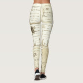 エルギンイリノイ1880年代セピアクラブ招待状パーティー レギンス (裏面)