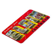 エルギンイリノイILラージレターはがきマグネット!!! マグネット (左側)