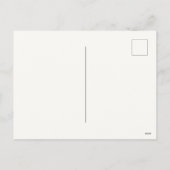 エルクが引き寄せるカスタマイズ可能なサンタ シーズンポストカード (裏面)