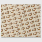 エルクの交配シーズン ラッピングペーパー (フラット)