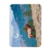 エルクの牛のブグ マグネット (縦)