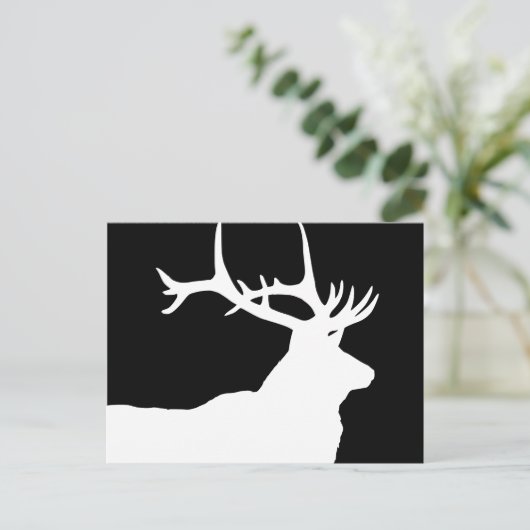 エルクの頭 ポストカード (スタンド正面)